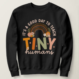 Retro Boho Preschool Teacher Quote Sweatshirt
