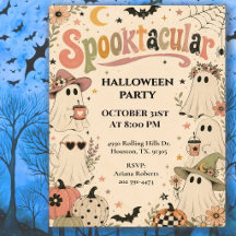 Retro Boho Spooktacular Halloween Party