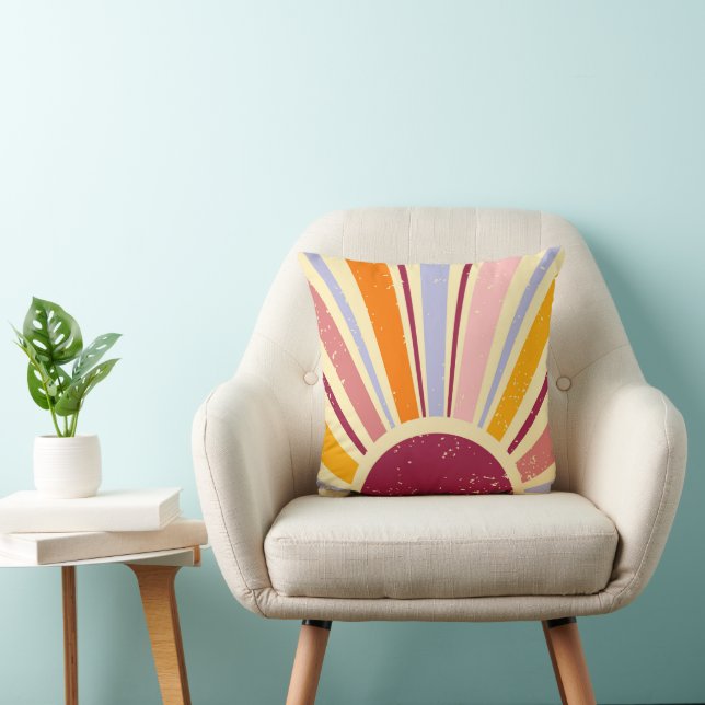 Retro boho sun  cushion (Chair)