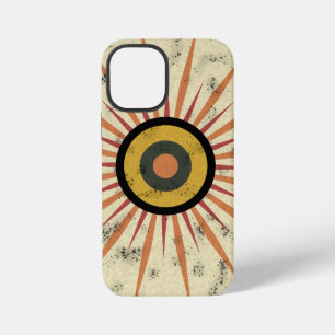 Retro Boho Sunburst Design iPhone 12 Mini Case