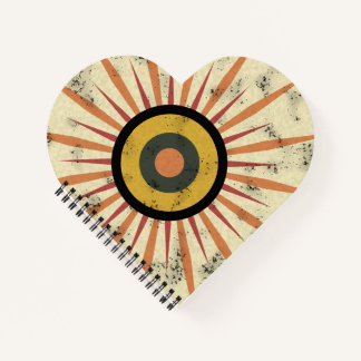 Retro Boho Sunburst Design Notebook