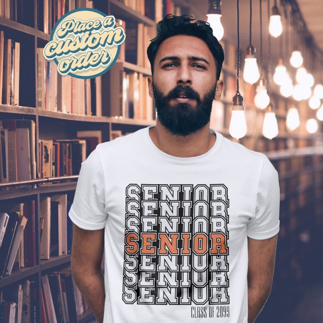Retro bold  Senior shirt Class of gift (Creator Uploaded)