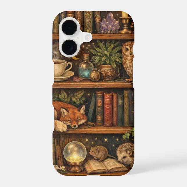 Retro book lover woodland animals (Back)