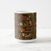 Retro book lover woodland animals