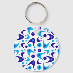 Retro Boomerang Key Ring