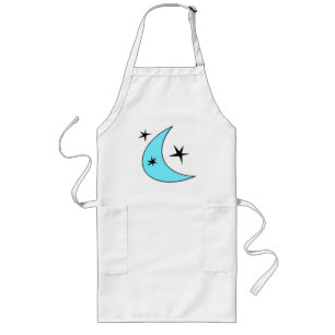 Retro Boomerang Long Apron