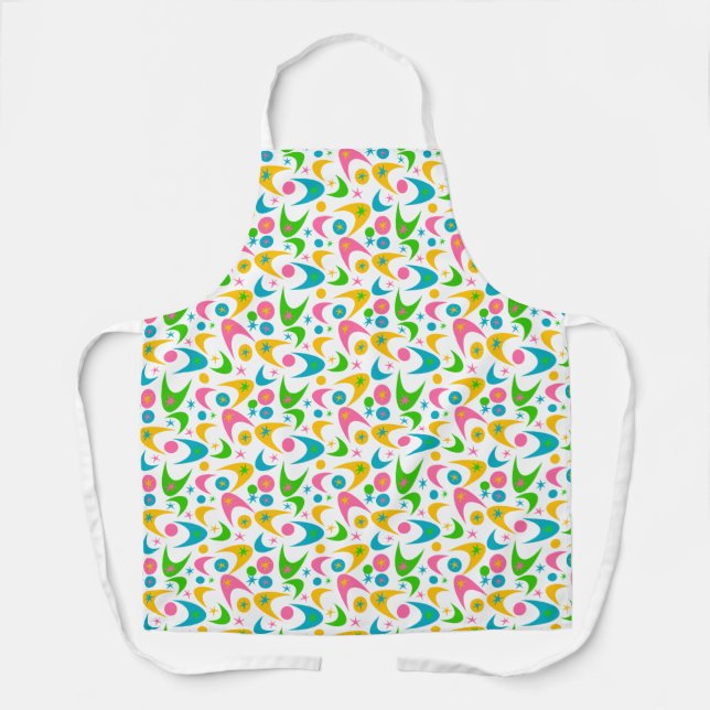Retro Boomerangs Apron (Front)
