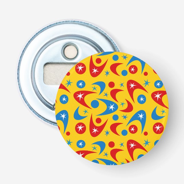 Retro Boomerangs Bottle Opener (Front)