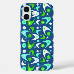 Retro Boomerangs iPhone 16 Plus Case