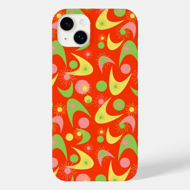 Retro Boomerangs Case-Mate iPhone Case (Back)