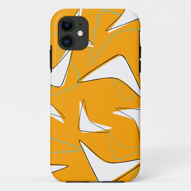 Retro Boomerangs Case-Mate iPhone Case (Back)
