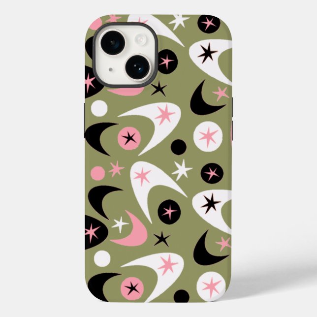 Retro Boomerangs Case-Mate iPhone Case (Back)