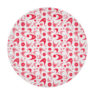 Retro Boomerangs Cutting Board
