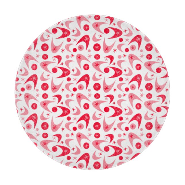 Retro Boomerangs Cutting Board (Front)