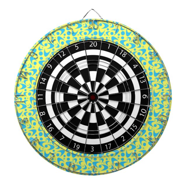 Retro Boomerangs Dartboard (Front)