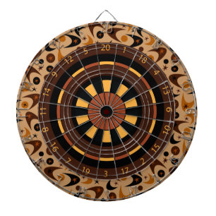 Retro Boomerangs Dartboard