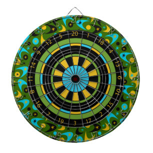 Retro Boomerangs Dartboard
