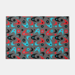 Retro Boomerangs Doormat