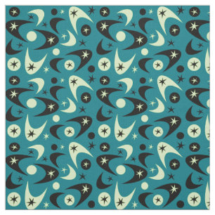 Retro Boomerangs Fabric