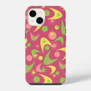 Retro Boomerangs iPhone 14 Case