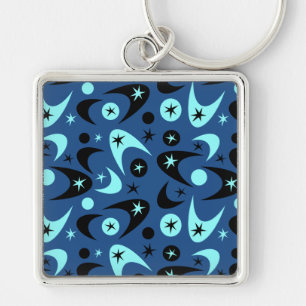 Retro Boomerangs Key Ring