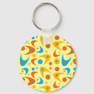 Retro Boomerangs Key Ring