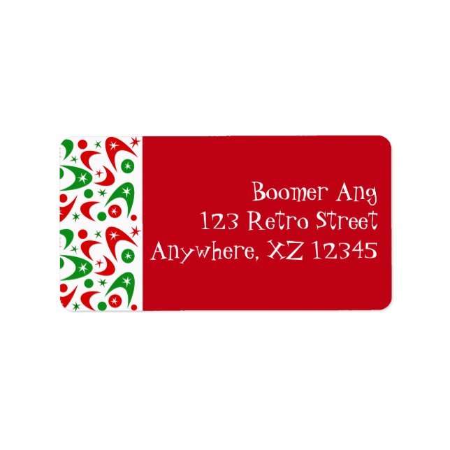 Retro Boomerangs Label (Front)