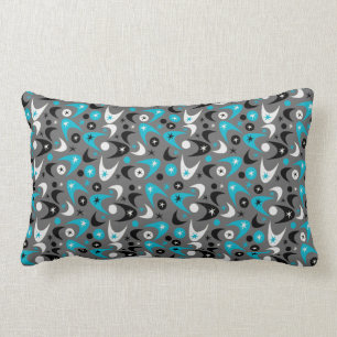 Retro Boomerangs Lumbar Cushion