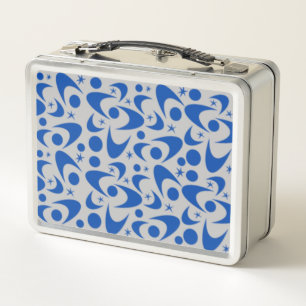 Retro Boomerangs Metal Lunch Box