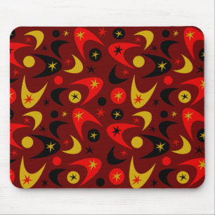 Retro Boomerangs Mouse Pad
