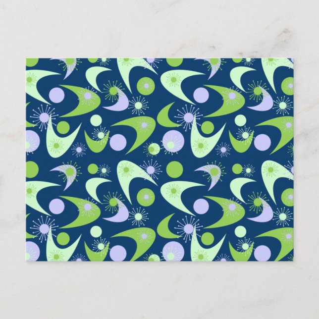 Retro Boomerangs Postcard (Front)