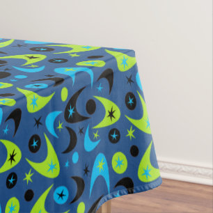 Retro Boomerangs Tablecloth