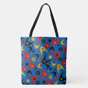 Retro Boomerangs Tote Bag