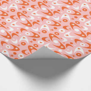 Retro Boomerangs Wrapping Paper