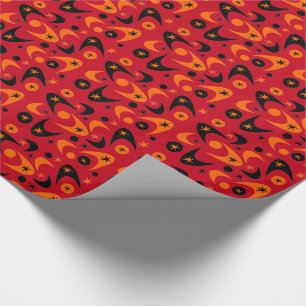 Retro Boomerangs Wrapping Paper