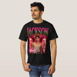 Retro Bootleg Jackson Wang K-Pop Aesthetic T-Shirt