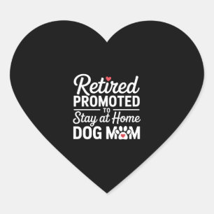 Retro Border Collie Sunburst Graphic design Heart Sticker