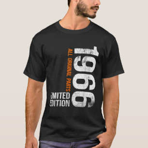Retro Born in 1966 Limited Edition 60 Year Old T-Shirt