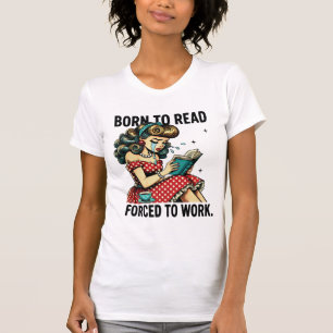Retro Born to Read T-Shirt