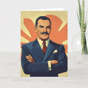 Retro Boss Colour Holiday Card