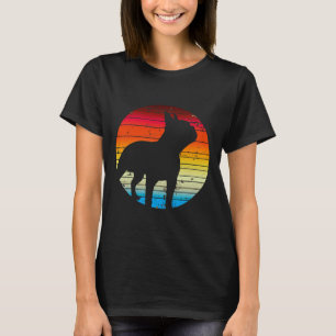 Retro Boston Terrier Boysrls Adult T-Shirt