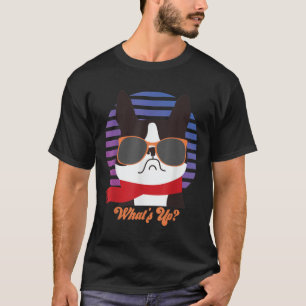 Retro Boston Terrier  What Up Dog T-Shirt