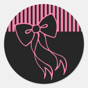 Retro Bow Stickers