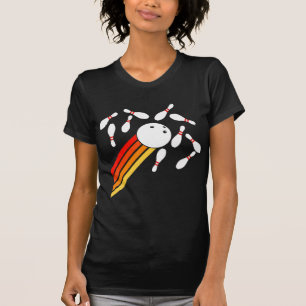 retro Bowling Fun Bowling Party  T-Shirt