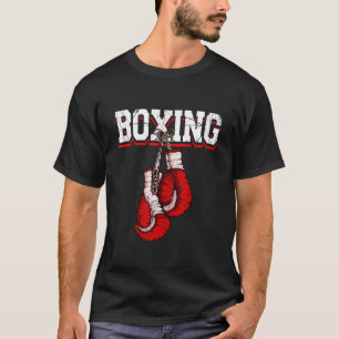 Retro Boxing Gloves Boxer Fighting  Men Women Boys T-Shirt