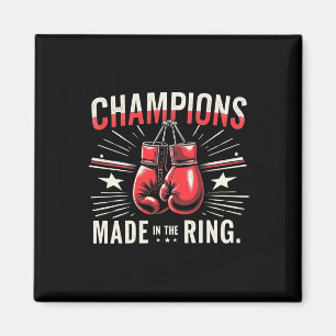 Retro Boxing Gloves Love Gifts For Boxers 4 Magnet