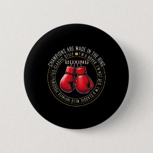 Retro Boxing Gloves Love Gifts For Boxers 5  6 Cm Round Badge