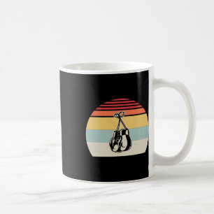 Retro Boxing Gloves Vintage Sunset Sport Coffee Mug