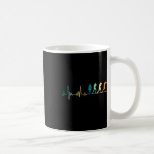 Retro Boxing Heartbeat - Boxing Lover Boxer Kickbo Coffee Mug