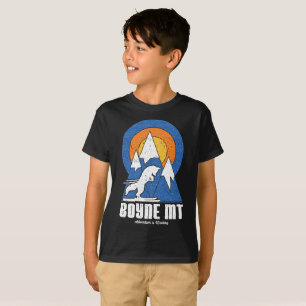 Retro Boyne Mountain Ski White Fox T-Shirt
